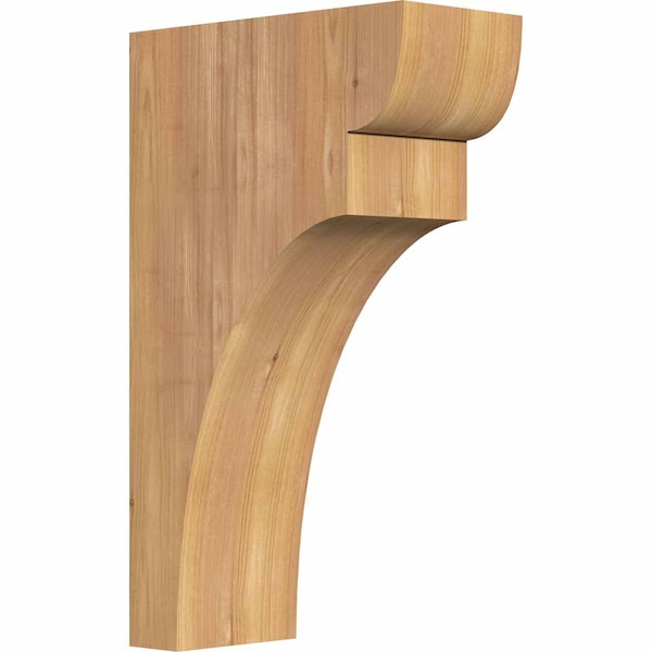 Ekena Millwork Yorktown Smooth Corbel, Western Red Cedar, 5 1/2"W x 12"D x 20"H COR06X12X20YOR00SWR - main